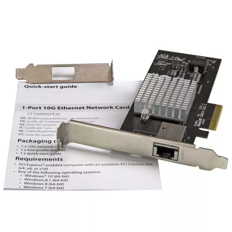 StarTech.com scheda di rete Ethernet 10G 1 porta – PCI Express – chipset Intel X550-AT