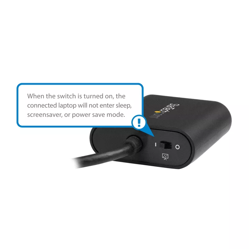 StarTech.com adattatore USB-C su HDMI – con interruttore modalità presentazione – 4K 60Hz