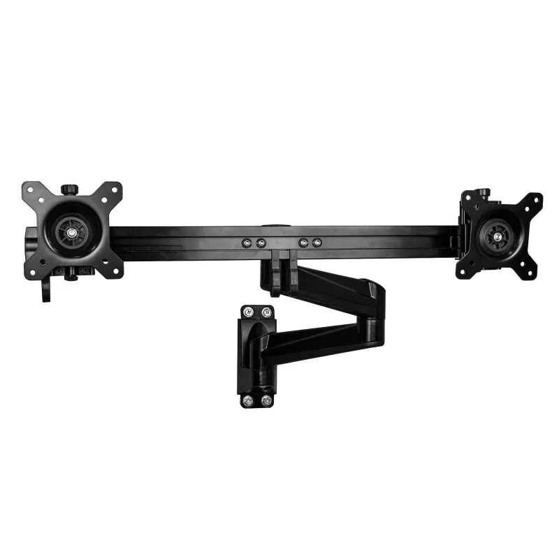 StarTech.com supporto a parete per due monitor – supporto a parete VESA ergonomico e articolato per 2 schermi da 24