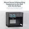 StarTech.com rack server a parete con ripiano integrato – acciaio massiccio – 8U