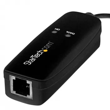 StarTech.com modem fax USB 2.0 - modem/dongle/adattatore hardware dial-up V.92 esterno 56K - modem fax per computer/laptop - USB su presa telefonica - modem dati USB - fax di rete/CMR/POS