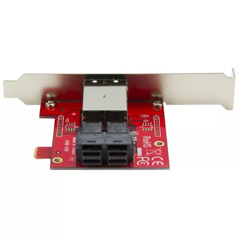 StarTech.com adattatore Mini-SAS – doppio SFF-8643 su SFF-8644 – con staffe full e low profile – 12 Gbit/s