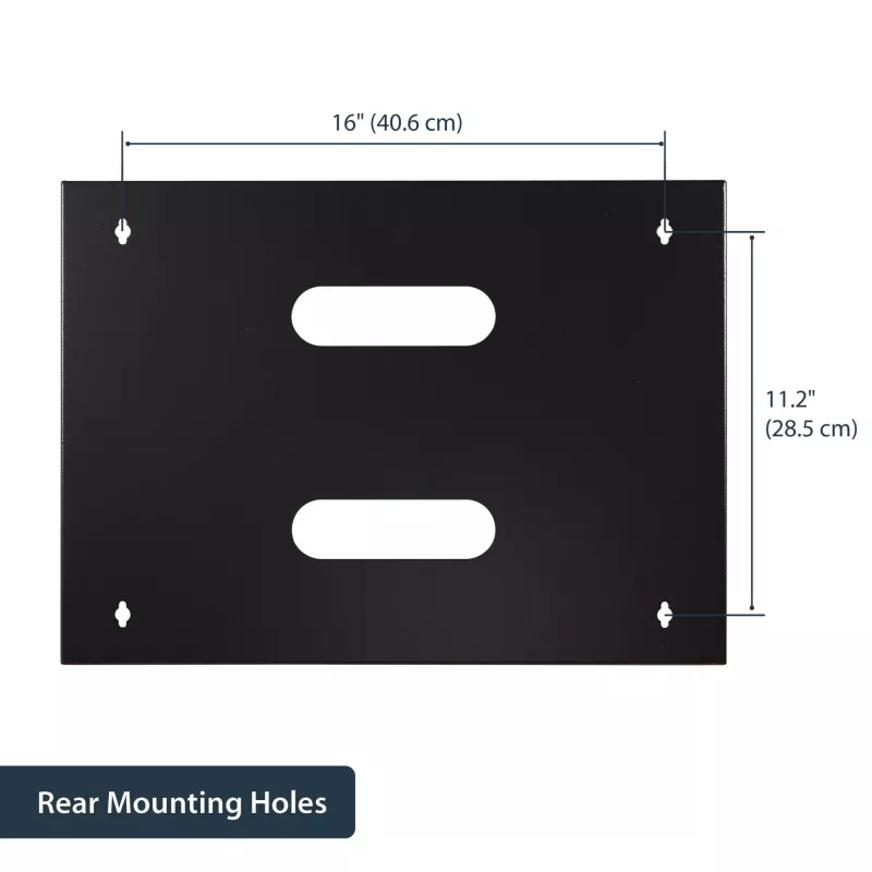 StarTech.com Rack di rete a parete 8U - Profondità 36 cm (Low Profile) - Supporto per patch panel da 48 cm (19