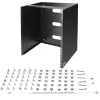 StarTech.com rack di rete a parete 12U – profondità 14 pollici (profilo piatto) – supporto patch panel 19 pollici per server e dispositivi IT a profilo piatto, switch di rete – portata 125 lbs/57 kg, nero
