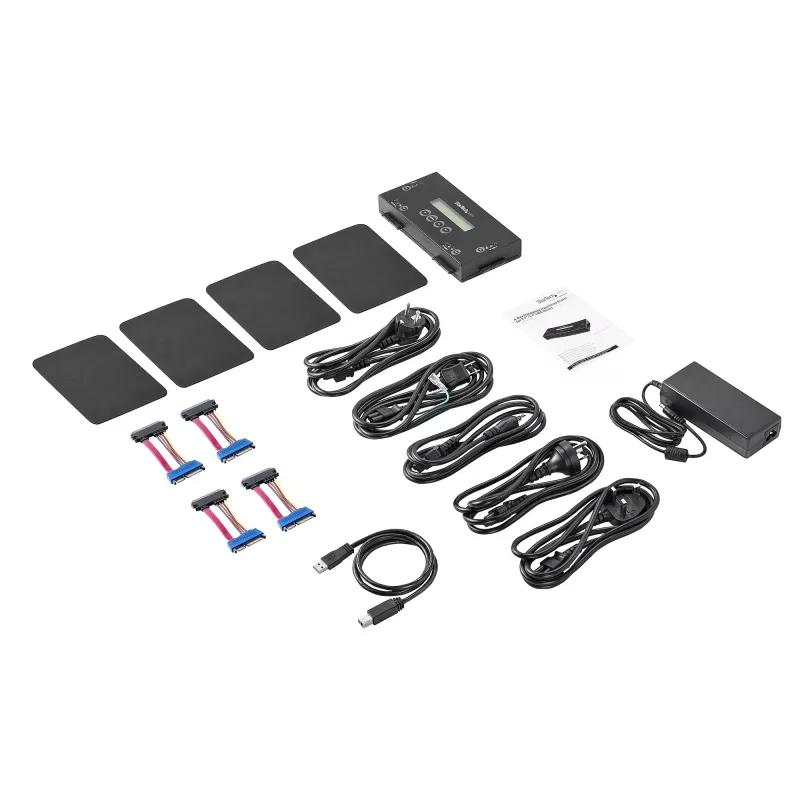 StarTech.com Cancellatore di dati per SSD/HDD a 4 vani - SATA da 2,5