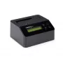 StarTech.com cancellatore di dischi a singolo slot, sanitizzatore HDD/SSD standalone, 4Kn, USB 3.0 su SATA III (6 Gbit/s), 9 modalità di cancellazione, display LCD, dock sanitizzatore di dischi a cancellazione sicura, porta stampante DB-9, conforme TAA
