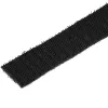 StarTech.com Rotolo a strappo da 50ft - Fascette riutilizzabili tagliabili su misura - Nastro fermacavi industriale all'ingrosso / Fascette in tessuto regolabili Nero / Fascette autobloccanti riutilizzabili per la gestione dei cavi