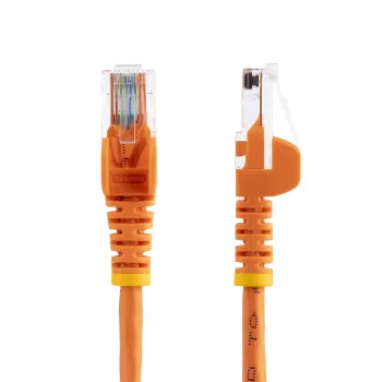 StarTech.com cavo patch Ethernet Cat5e con connettori RJ45 senza linguetta – 0,5 m, arancione
