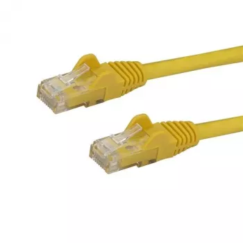 StarTech.com cavo Ethernet CAT6 5m – giallo cavo Gigabit Ethernet CAT 6 – 250MHz 100W PoE RJ45 UTP cavo di rete/patch senza linguetta con scarico di trazione testato singolarmente