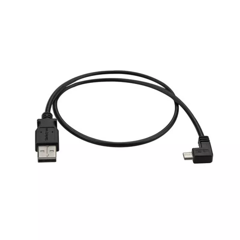 StarTech.com Cavo di ricarica e sincronizzazione Micro-USB M/M – Micro-USB angolare – 24 AWG – 0,5 m