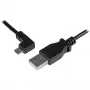StarTech.com Cavo di ricarica e sincronizzazione Micro-USB M/M - Micro-USB angolare sinistro - 24 AWG - 0,5 m