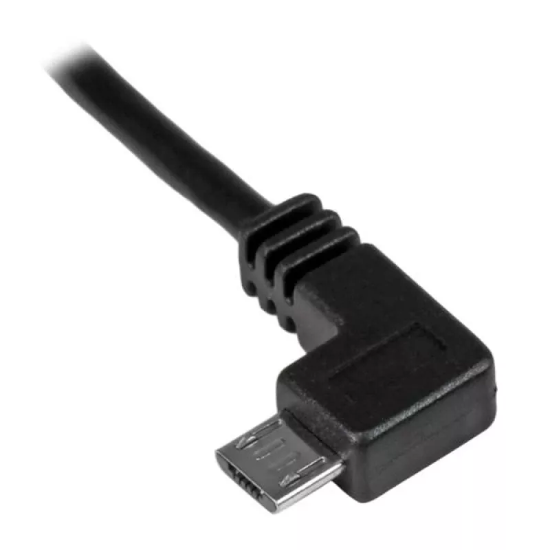 StarTech.com Cavo di ricarica e sincronizzazione Micro-USB M/M - Micro-USB angolare sinistro - 24 AWG - 0,5 m