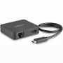 StarTech.com Adattatore multiporta USB-C – Mini dock USB-C portatile con video 4K-HDMI – Ethernet Gigabit, hub USB 3.0 (1x USB-A, 1x USB-C) – Adattatore multiporta USB Type-C – Compatibile Thunderbolt 3