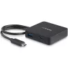 StarTech.com Adattatore multiporta USB-C – Mini dock USB-C portatile con video 4K-HDMI – Ethernet Gigabit, hub USB 3.0 (1x USB-A, 1x USB-C) – Adattatore multiporta USB Type-C – Compatibile Thunderbolt 3
