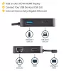 StarTech.com Adattatore multiporta USB-C – Mini dock USB-C portatile con video 4K-HDMI – Ethernet Gigabit, hub USB 3.0 (1x USB-A, 1x USB-C) – Adattatore multiporta USB Type-C – Compatibile Thunderbolt 3