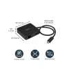 StarTech.com Adattatore multiporta USB-C – Mini dock USB-C portatile con video 4K-HDMI – Ethernet Gigabit, hub USB 3.0 (1x USB-A, 1x USB-C) – Adattatore multiporta USB Type-C – Compatibile Thunderbolt 3