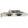 StarTech.com Scheda seriale PCI Express 2 porte con UART 16C1050 – RS232