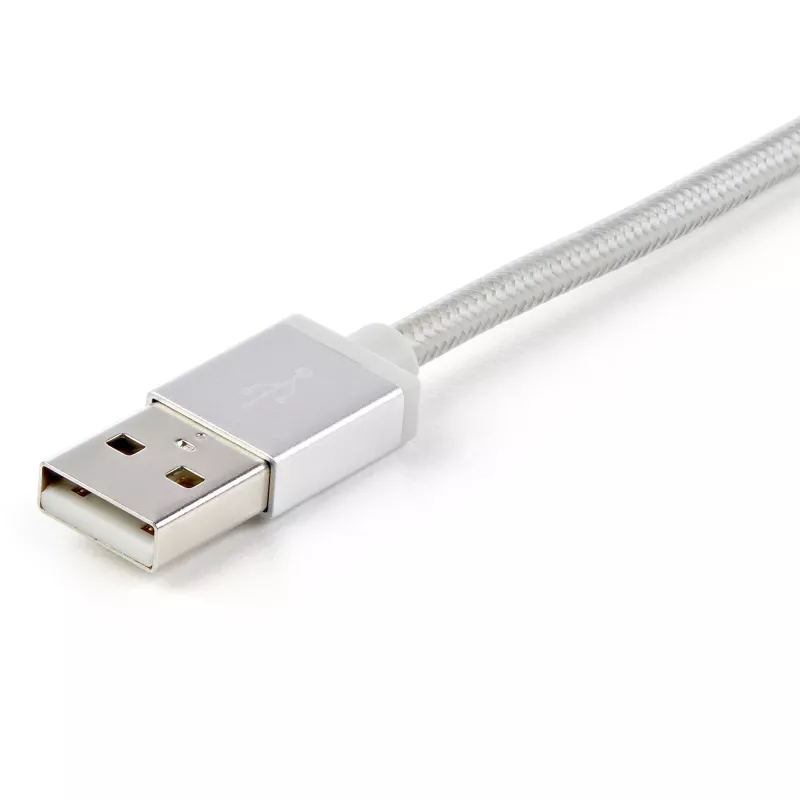 StarTech.com Cavo di ricarica multiplo USB da 1 m – USB a Micro-USB o USB-C o Lightning per iPhone/iPad/iPod/Android – certificato Apple MFi – caricabatterie USB 3-in-1 – intrecciato
