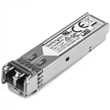 StarTech.com Modulo ricetrasmettitore SFP compatibile Cisco GLC-SX-MMD – 1000BASE-SX~modulo SFP compatibile Cisco GLC-SX-MMD – 1000BASE-SX – ricetrasmettitore fibra ottica MMF multimodale 1GbE – SFP 1GE Gigabit Ethernet – LC 550m – 850nm – DDM Cisco Firepower, ASR920, IE2000