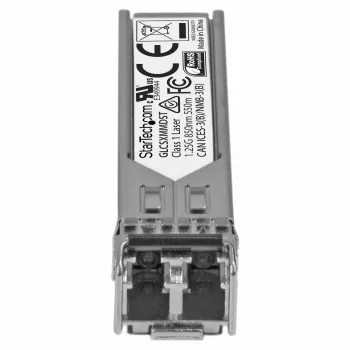 StarTech.com Modulo ricetrasmettitore SFP compatibile Cisco GLC-SX-MMD – 1000BASE-SX~modulo SFP compatibile Cisco GLC-SX-MMD – 1000BASE-SX – ricetrasmettitore fibra ottica MMF multimodale 1GbE – SFP 1GE Gigabit Ethernet – LC 550m – 850nm – DDM Cisco Firepower, ASR920, IE2000