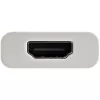 StarTech.com Adattatore USB-C a HDMI 2.0 con Power Delivery – convertitore video USB Type-C a HDMI 4K 60Hz – porta di ricarica passante PD 60W – compatibile Thunderbolt 3 – bianco