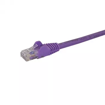 StarTech.com Cavo Ethernet CAT6 da 5m - cavo Ethernet Gigabit CAT 6 viola – 250MHz 100W PoE RJ45 UTP rete/patch snagless con scarico di trazione testato singolarmente