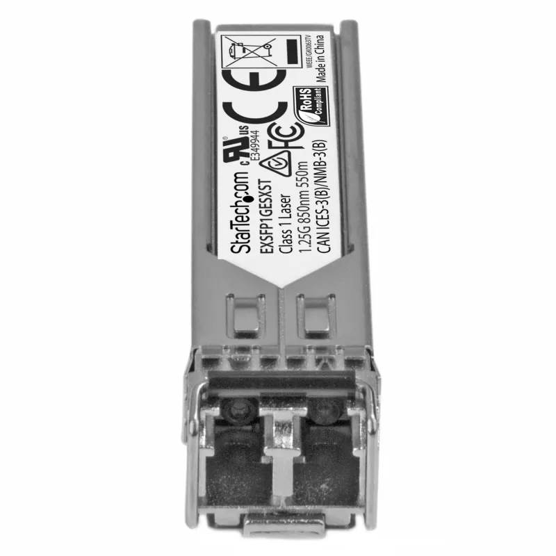 StarTech.com Modulo ricetrasmettitore SFP compatibile Juniper EX-SFP-1GE-LX – 1000BASE-LX~modulo SFP compatibile Juniper EX-SFP-1GE-LX – 1000BASE-LX – ricetrasmettitore ottico SMF fibra monomodale 1GbE – SFP 1GE Gigabit Ethernet – LC 10 km – 1310 nm – DDM