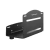 StarTech.com Supporto CPU – supporto computer a parete regolabile, supporto CPU a parete, universale, 10 kg, nero, acciaio, verticale