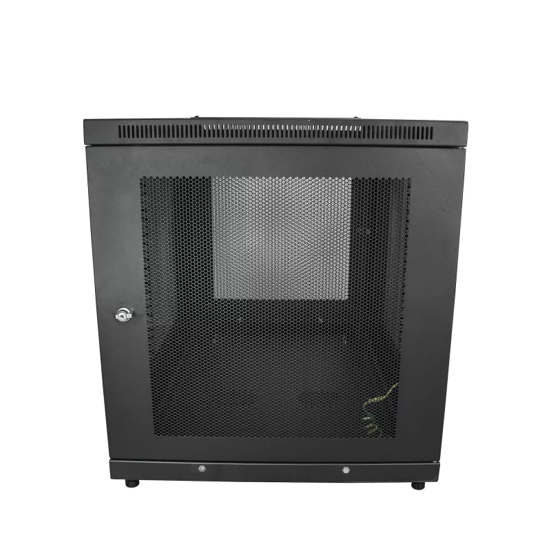 StarTech.com Armadio server 4 montanti 12U, armadio dati 19 pollici richiudibile per apparecchiature computer/AV/IT, armadio rete ufficio/casa con ruote e guide di montaggio regolabili