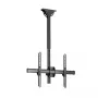 StarTech.com Supporto TV a soffitto – supporto sospeso universale completamente orientabile per un display con asta telescopica corta regolabile – inclinazione/rotazione – attacco VESA per display 32–75 pollici