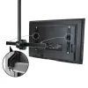 StarTech.com Supporto TV a soffitto – supporto sospeso universale completamente orientabile per un display con asta telescopica corta regolabile – inclinazione/rotazione – attacco VESA per display 32–75 pollici