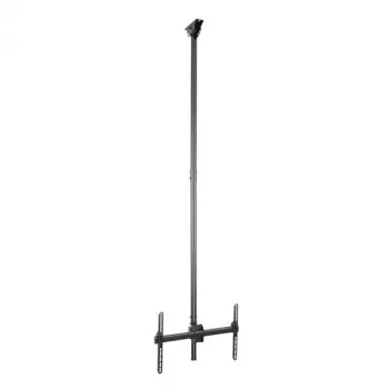 StarTech.com Supporto TV a soffitto – supporto sospeso universale completamente orientabile per un display con asta telescopica lunga regolabile – inclinazione / rotazione – attacco VESA per display 32-75 pollici