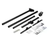 StarTech.com Supporto TV a soffitto – supporto sospeso universale completamente orientabile per un display con asta telescopica lunga regolabile – inclinazione / rotazione – attacco VESA per display 32-75 pollici
