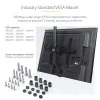 StarTech.com Supporto TV a soffitto – supporto sospeso universale completamente orientabile per un display con asta telescopica lunga regolabile – inclinazione / rotazione – attacco VESA per display 32-75 pollici