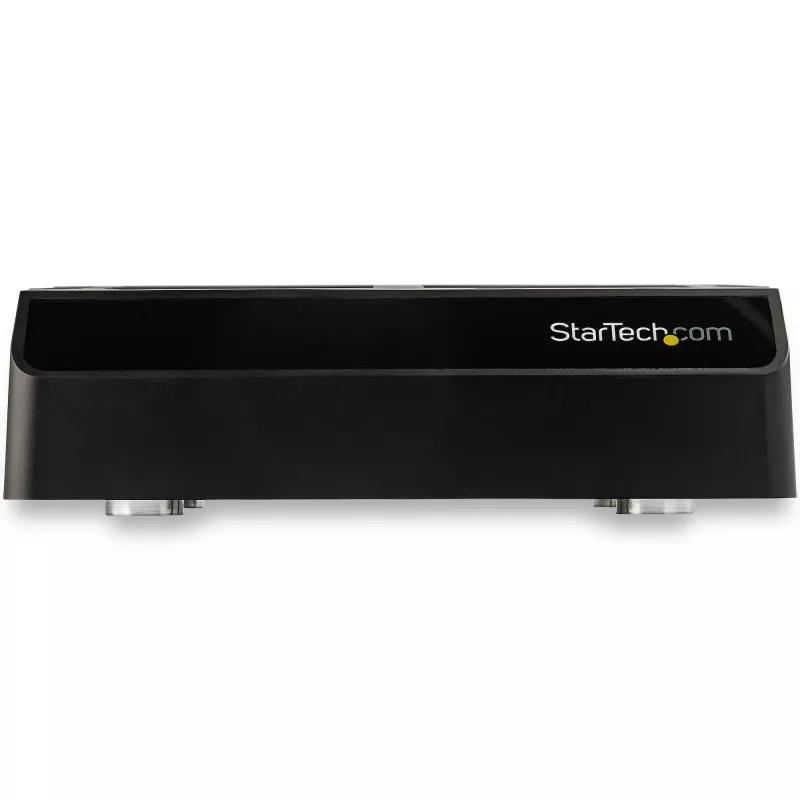 StarTech.com Docking station per dischi fissi USB a SATA 4-bay, USB 10Gbps, dock esterno SSD / HDD 2,5 pollici e 3,5 pollici, SATA III, vano dischi hot-swap, caricamento dall'alto