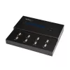 StarTech.com Duplicatore e cancellatore USB per chiavette USB autonomo 1-a-7, copiatore multi-USB flash drive, copia di sistema e file e dell'intera unità a 1,5 GB/min, cancellazione singola e a 3 passaggi, display LCD – TAA