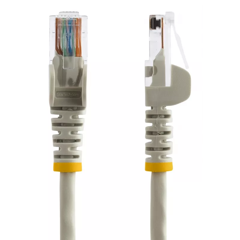 StarTech.com Cavo patch Ethernet Cat5e con connettori RJ45 snagless – 7 m, grigio