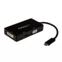 StarTech.com Adattatore video multiporta USB-C – 3-in-1 – 4K 30 Hz – nero