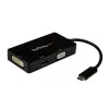 StarTech.com Adattatore video multiporta USB-C – 3-in-1 – 4K 30 Hz – nero