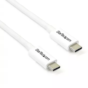 StarTech.com Cavo Thunderbolt 3 - 20Gbps - 2m - bianco - compatibile Thunderbolt, USB e DisplayPort