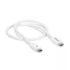 StarTech.com Cavo Thunderbolt 3 – 40 Gbit/s – 0,5 m – bianco – compatibile Thunderbolt, USB e DisplayPort