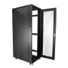 StarTech.com Armadio server 4 montanti 42U, armadio dati 19 pollici per montaggio apparecchiature computer / AV / IT, case armadio server con ruote, storage di rete industriale completo