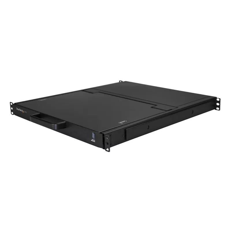 StarTech.com Console KVM rackmount HD 1080p - KVM VGA single port con monitor LCD da 17 pollici per rack server - Cassetto KVM LCD 1U completo con cavi e hardware - Supporto USB - 50.000 MTBF