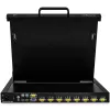 StarTech.com console KVM rack a 8 porte con cavi da 1,8 m - switch KVM integrato con monitor LCD da 17 pollici - cassetto KVM LCD 1U completo - KVM OSD - durevole con 50.000 ore di MTBF - supporto USB + VGA