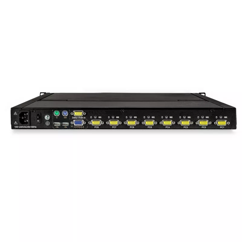StarTech.com console KVM rack a 8 porte con cavi da 1,8 m - switch KVM integrato con monitor LCD da 17 pollici - cassetto KVM LCD 1U completo - KVM OSD - durevole con 50.000 ore di MTBF - supporto USB + VGA