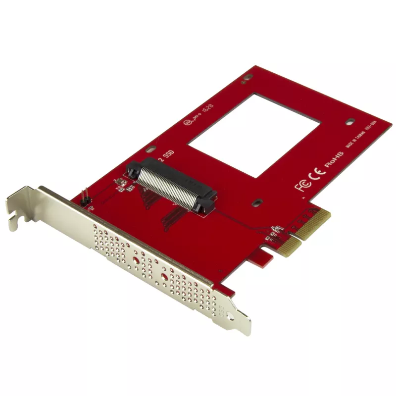StarTech.com PEX4SFF8639 adattatore da U.2 a PCIe per SSD U.2 NVMe da 2,5 pollici, SFF-8639, x4 PCIe 3.0