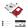 StarTech.com PEX4SFF8639 adattatore da U.2 a PCIe per SSD U.2 NVMe da 2,5 pollici, SFF-8639, x4 PCIe 3.0