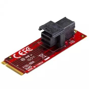 StarTech.com Scheda adattatore host U.2 (SFF-8643) a M.2 PCI Express 3.0 x4 per SSD U.2 NVMe da 2,5”