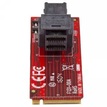 StarTech.com Scheda adattatore host U.2 (SFF-8643) a M.2 PCI Express 3.0 x4 per SSD U.2 NVMe da 2,5”