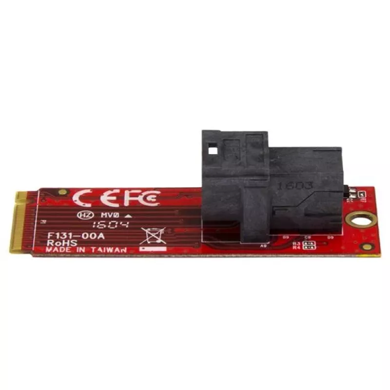 StarTech.com Scheda adattatore host U.2 (SFF-8643) a M.2 PCI Express 3.0 x4 per SSD U.2 NVMe da 2,5”